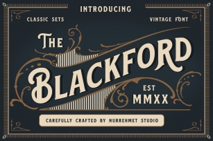 Blackford - Vintage Classic Font Font Download