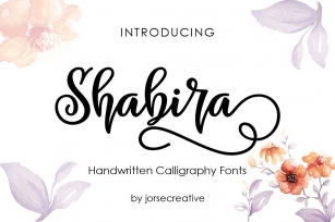 Shabira font Font Download