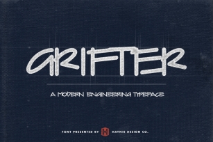 Grifter Architect Blueprint Handwriting Font Font Download