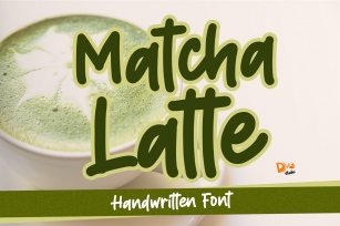 Matcha Latte - Handwritten Font Font Download