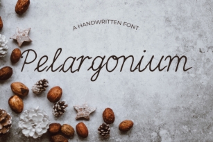 Pelargonium Font Font Download