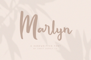 Marlyn - Handwritten Script Font Font Download
