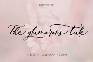 The Glamorous Tale Font Download