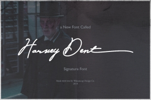 Harvey Dent Signature Font Download