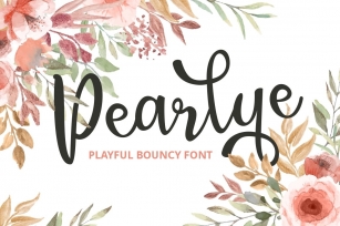 Pearlye - Playful Bouncy Font Font Download