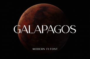 Galapagos Modern Font Font Download