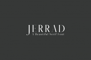 Jerrad Beautiful Serif Font Family Font Download