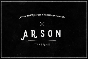 Arson Typeface Font Download