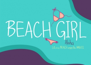 Beach Girl Font Download