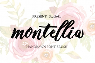 Montellia Brush Font Download