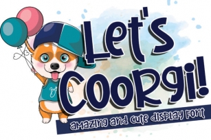 Let’s Coorgi! Font Download