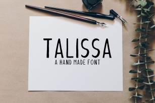 Talissa A Handmade Font Font Download