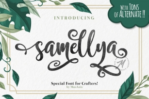 Samellya - Crafters Font! Font Download