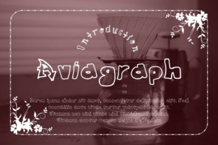 Aviagraph Font Download