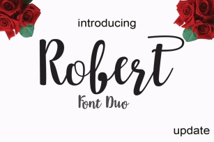 Robert update font duo Font Download