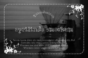 Aprilindo Smockum Font Download