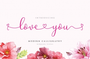 Loveyou - Romantic Font Font Download
