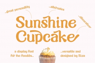 Sunshine Cupcake Font Download