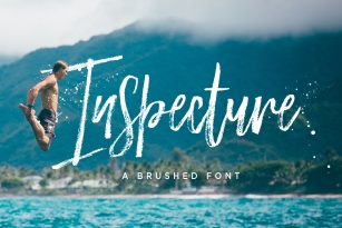 Inspecture Brush Font Font Download
