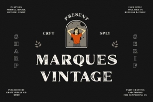 Marques Vintage Font Download