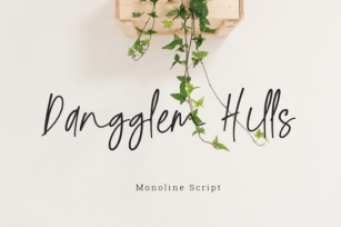 Dangglem Hills Font Download