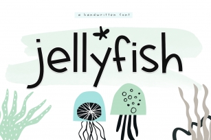 Jellyfish - A Fun Handwritten Font Font Download