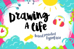 Drawing a Life - Brush Font Font Download