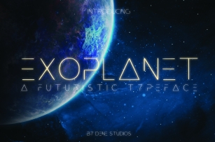 EXOPLANET - A Futuristic Typeface Font Download