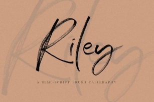 Riley SVG & Font Font Download