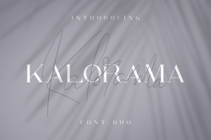 Kalorama - Font duo Font Download
