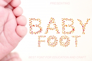 Baby Foot - A Foot Steps Font for You Font Download