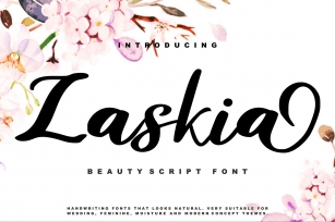 Zaskia | Beauty Script Font Font Download
