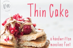 Thin Cake Font Download