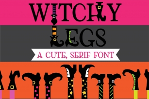 ZP Witchy Legs Font Download