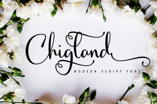 Chigland script Font Download