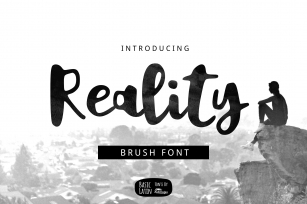 Reality Brush Font Font Download
