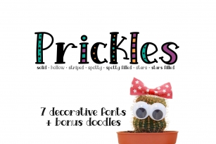 Prickles Complete Collection Font Download