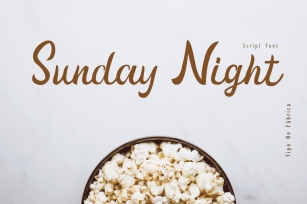 Sunday Night Script Font Font Download