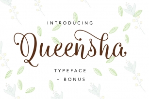 Queensha Typeface Font Download
