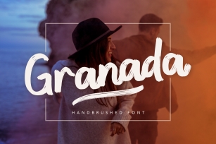Granada Hand brushed Font Font Download