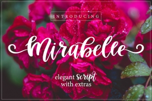 Mirabelle Font with Extras Font Download