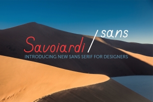Savoiardi Sans Font Download
