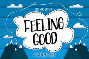 Feeling Good | 2 Styles Handwritten Font Font Download