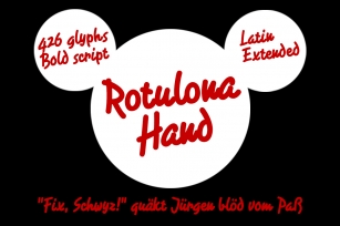 Rotulona Hand Font Download