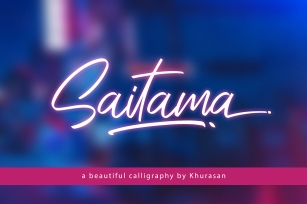Saitama Script Font Download