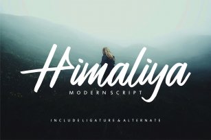 Himaliya | Handwritting Script Font Font Download