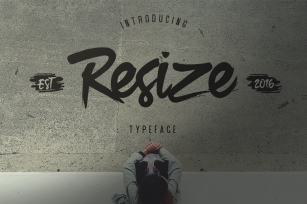 Resize Typeface Font Download