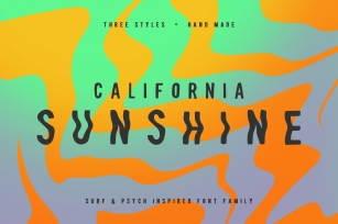 California Sunshine Typeface Font Download