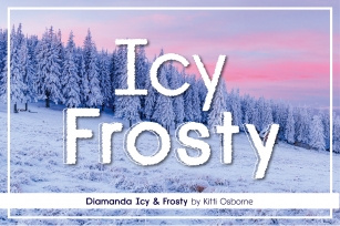 Icy Frosty Diamanda Font Duo Font Download