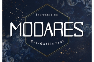 Modares Neo-Gothic Font Font Download